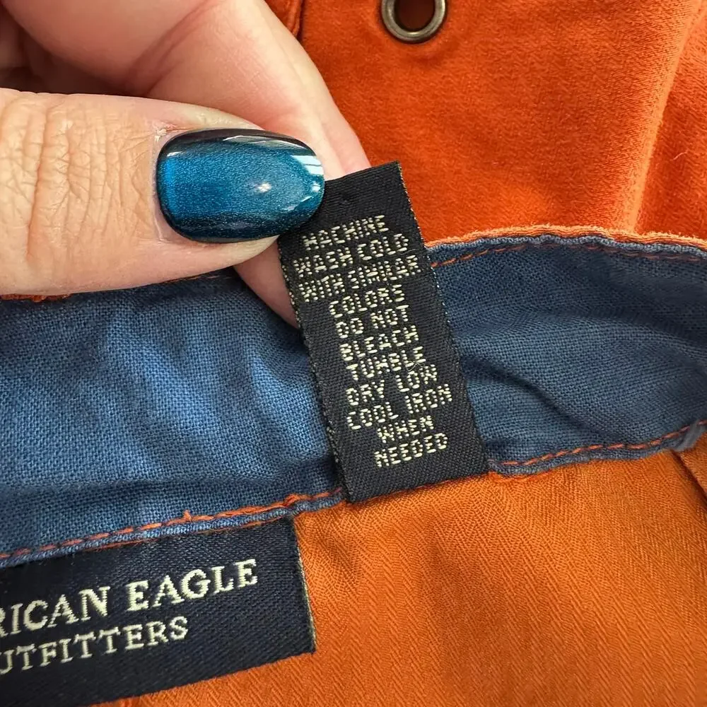Y2K American Eagle Outfitters Cargo Sport Mini Skirt Womens Size 2 Vintage 2000s - Picture 9 of 9